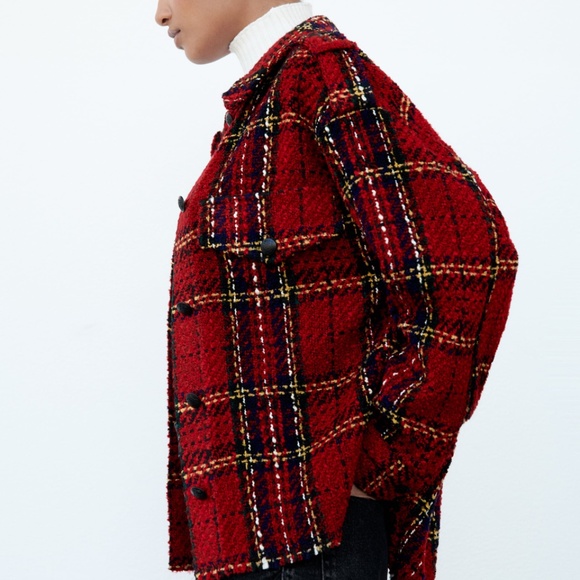 ZARA Textured Jacket - Picture 5 of 7